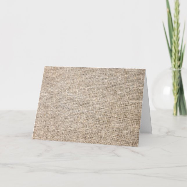 Jute Textile Card (Front)