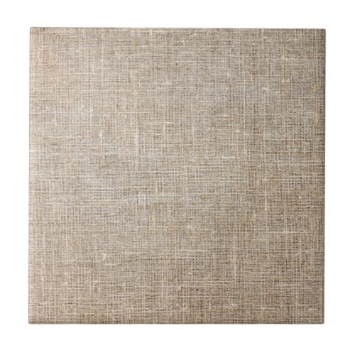 Jute Textile Ceramic Tile