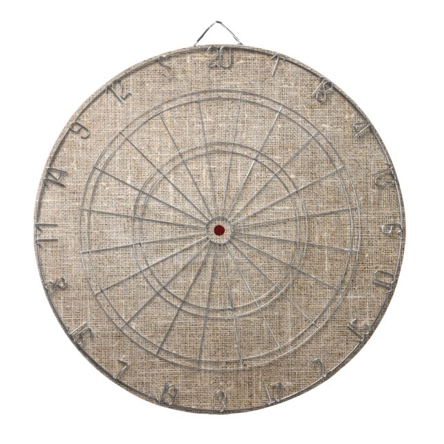Jute Textile Dart Board (Front)