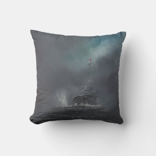 Jutland 1916 2014 2 throw pillow