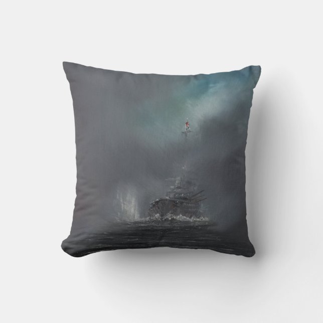 Jutland 1916 2014 2 throw pillow (Front)