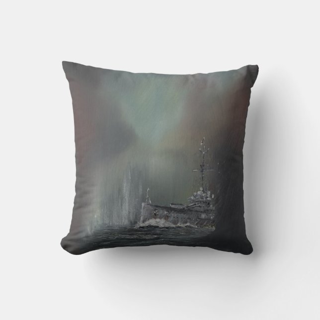 Jutland 1916 2014 throw pillow (Front)