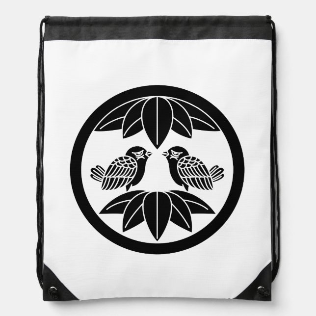 Juumai Sasa vs Suzume in Nakawa Drawstring Bag (Front)