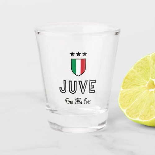 Juve Black 2 Shot Glass