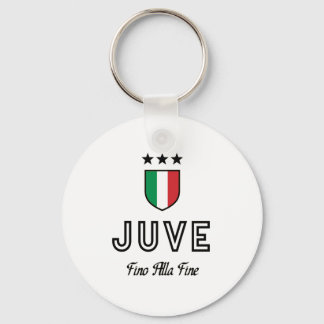 Juve Black Keychain