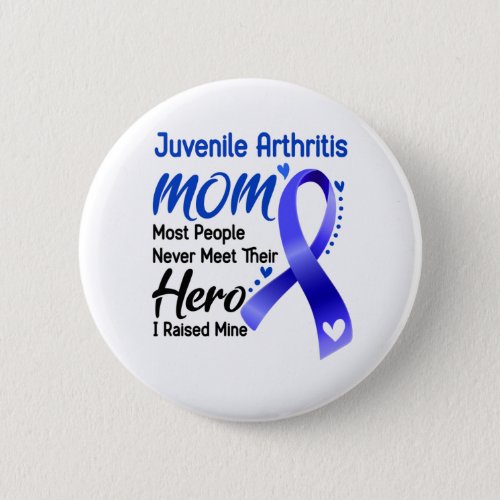 Juvenile Arthritis Awareness Month Ribbon Gifts Button