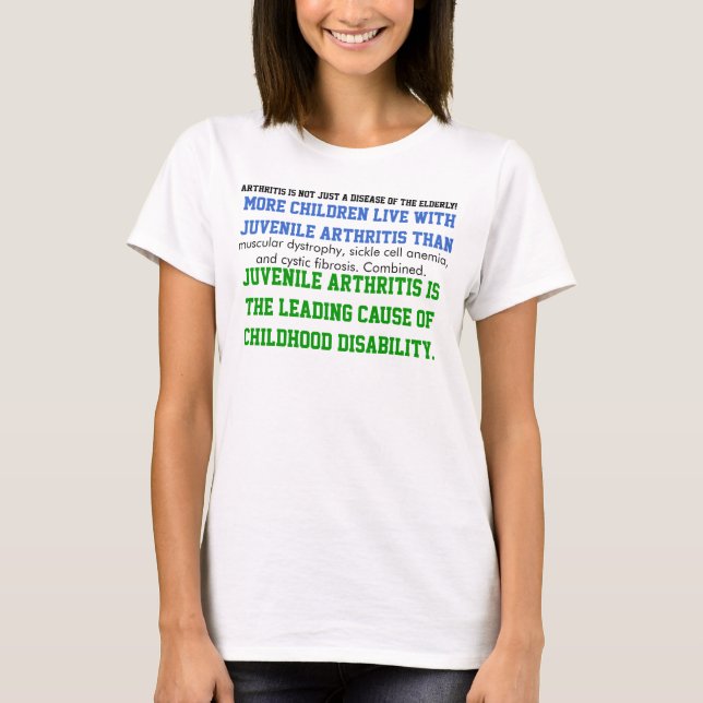 Juvenile Arthritis Awareness T-Shirt (Front)
