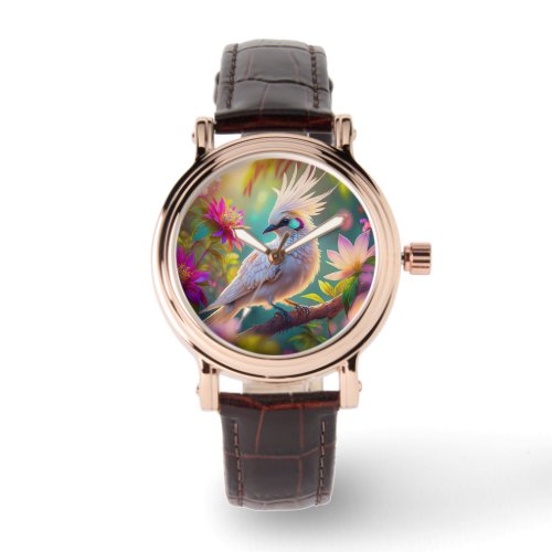 Juvenile Crested Blush Feather Dove Fantasy Bird Watch