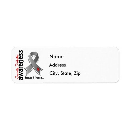 Juvenile Diabetes Awareness 5 Label