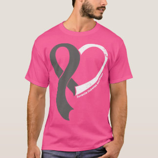 Juvenile Diabetes Awareness Hope Love Heart Ribbon T-Shirt