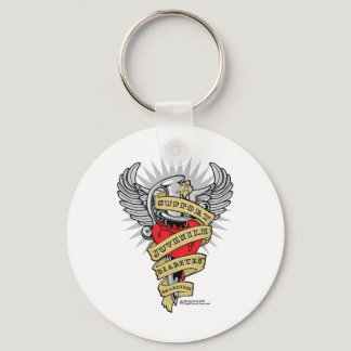 Juvenile Diabetes Dagger Keychain