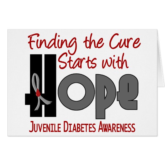 Juvenile Diabetes HOPE 4 Card