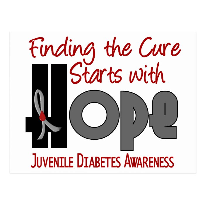 Juvenile Diabetes HOPE 4 Post Card