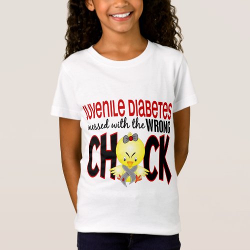 Juvenile Diabetes Messed With The Wrong Chick T_Shirt