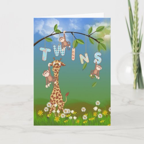 Juvenile Jungle for Twins Card