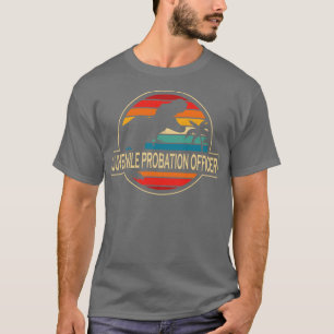 Juvenile Probation Officer Dinosaur T-Shirt