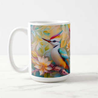 Juvenile Rainbow Woodpecker Fantasy Bird Coffee Mug