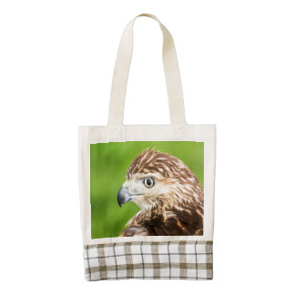 Juvenile Red Tailed Hawk Zazzle HEART Tote Bag