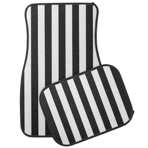 Juventus Torino stripes football club Italy black  Car Floor Mat