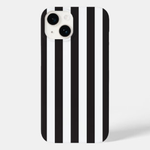 Juventus Torino stripes football club Italy black Case-Mate iPhone 14 Case