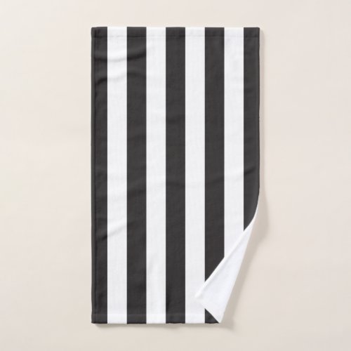 Juventus Torino stripes football club Italy black  Hand Towel