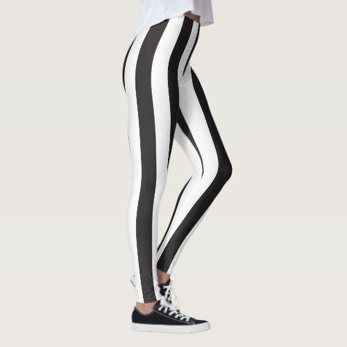 Juventus Torino stripes football club Italy black  Leggings