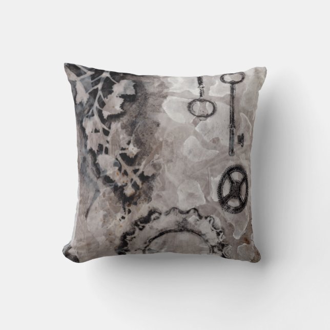 Juxtaposition II Throw Pillow (Front)