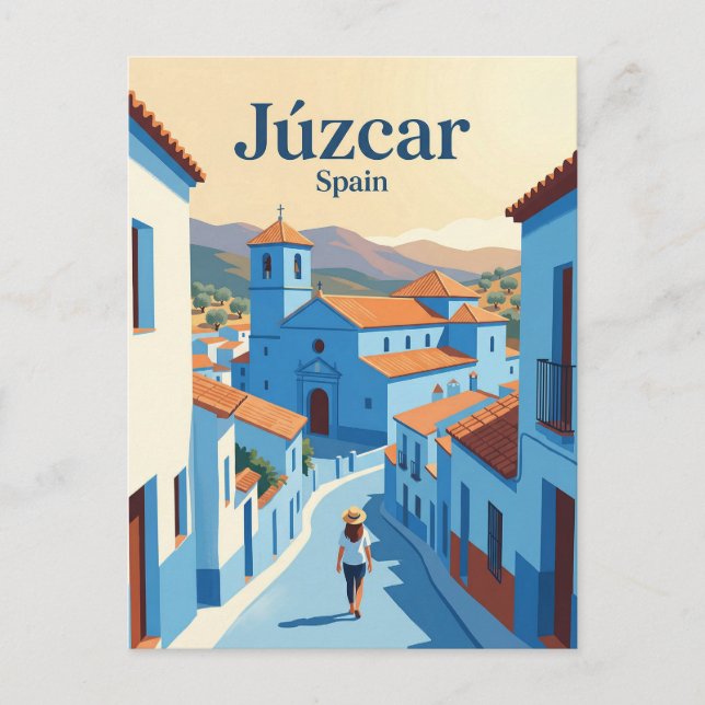 Júzcar Spain Postcard (Front)