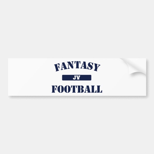JV Fantasy Football Bumper Sticker (Front)