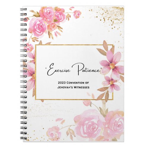 JW 2023 Exercise Patience Convention Notebook
