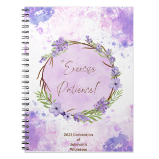 JW 2023 Exercise Patience Convention Notebook Jou