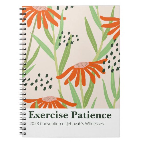 JW 2023 Regional convention Exercise Patience  Notebook