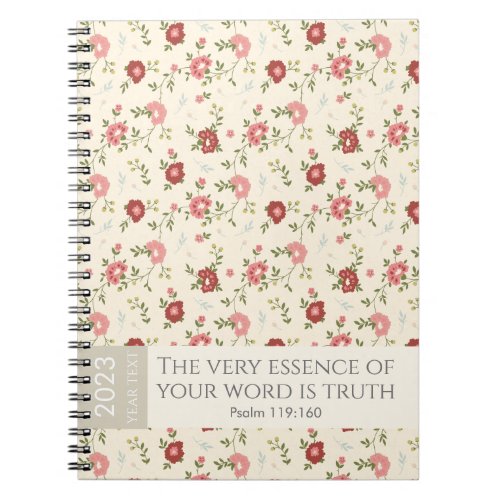 JW 2023 year text Psalm 119160  Notebook