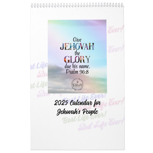 JW 2025 Calendar "Best Life Ever" (Cover)