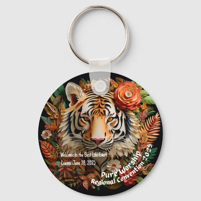 JW 2025 Convention Baptism Keepsake Gift Keychain (Front)