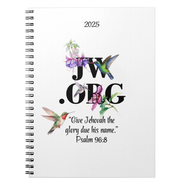 JW 2025 Notebook w/2025 Year Text (Front)