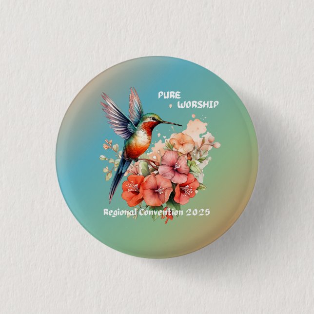 JW 2025 Pure Worship Regional Convention Pin (Front)