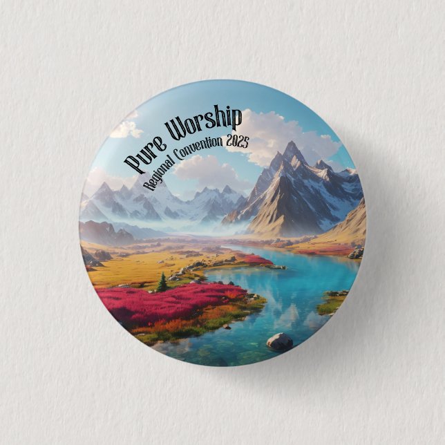 JW 2025 Pure Worship Regional Convention Pin (Front)