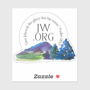 JW 2025 Year Text Psalm 96:8 Sticker
