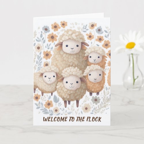 JW Baptism Card Welcome to the Flock JW Greeting Card