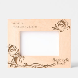 JW Baptism Gift or Keepsake -Ocean Waves Engraved Frames
