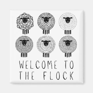 JW Baptism Gift Personalized Welcome to the Flock Magnet