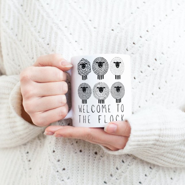 JW Baptism Gift Personalized Welcome to the Flock Mug (Creator Uploaded)