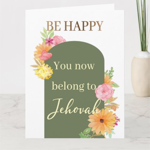 JW Baptism Gifts Greeting Card