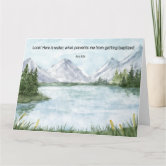 JW Baptism Gifts - Tiger Greeting Card