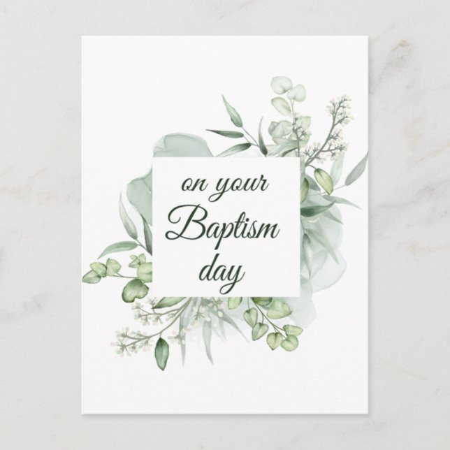 JW Baptism Gifts  Postcard (Front)