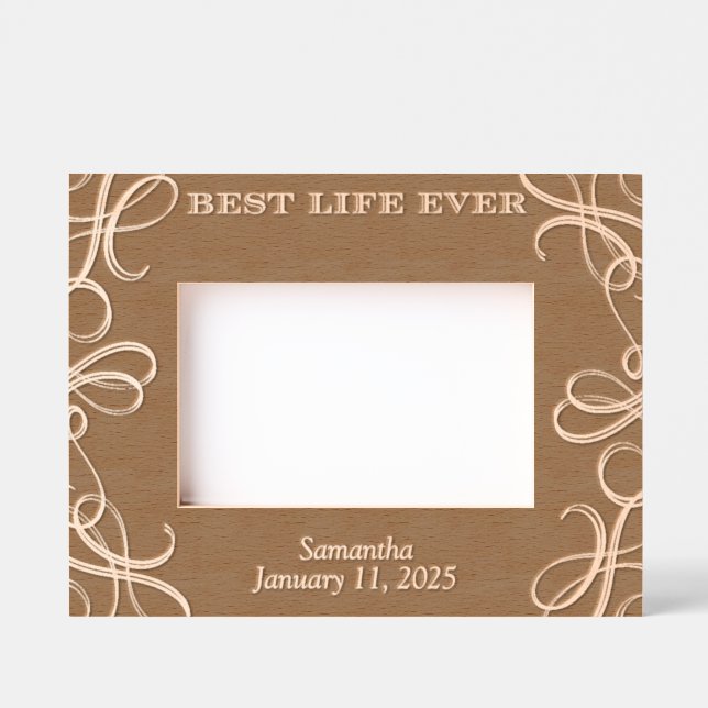 JW Baptism Keepsake Gift - Personalized! Engraved Frames (Front)