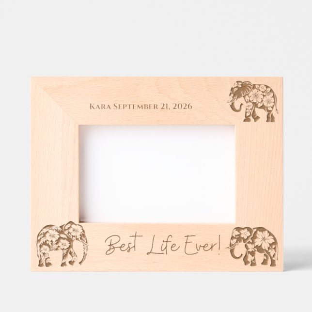 JW Baptism Keepsake -Personalized! Engraved Frames (Front)