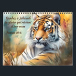 JW Calendar text of the year 2025. Psalm 96:8<br><div class="desc">Jehovah Witness Calendar 2025 - Text of the Year 2025: Psalm 96:8 - Watercolor Wild Animals. Customize the grid style, language, text... Give yourself an inspiring calendar for 2025, specially designed for Jehovah's Witnesses. Every month is accompanied by the powerful text of the year: Psalm 96:8: "Give Jehovah the glory...</div>