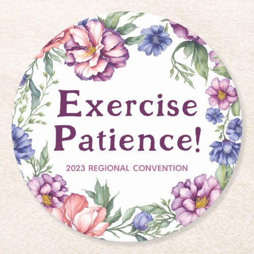 JW Coaster Exercise Patience 2023 Convention Gift